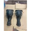Image 1 : 2 - 7" Cast Stove Legs