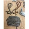Image 2 : Lot of Cast Stove Accessories Name Plates, Etc.