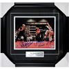 Image 1 : Ralph Macchio/William Zabka Framed Autographed Karate Kid 8X10 Photo (Frozen Pond COA)