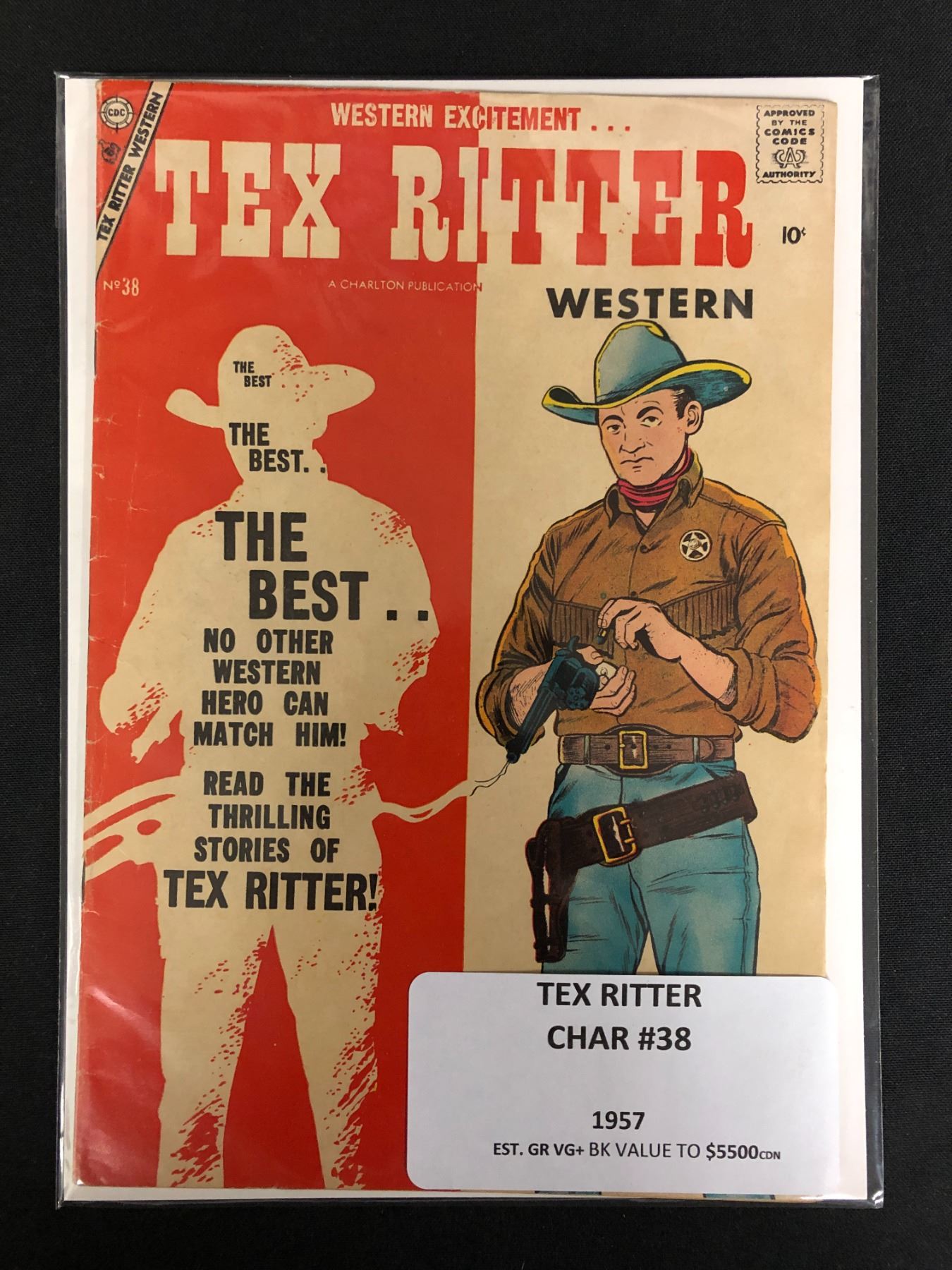 TEX RITTER CHAR NO.38