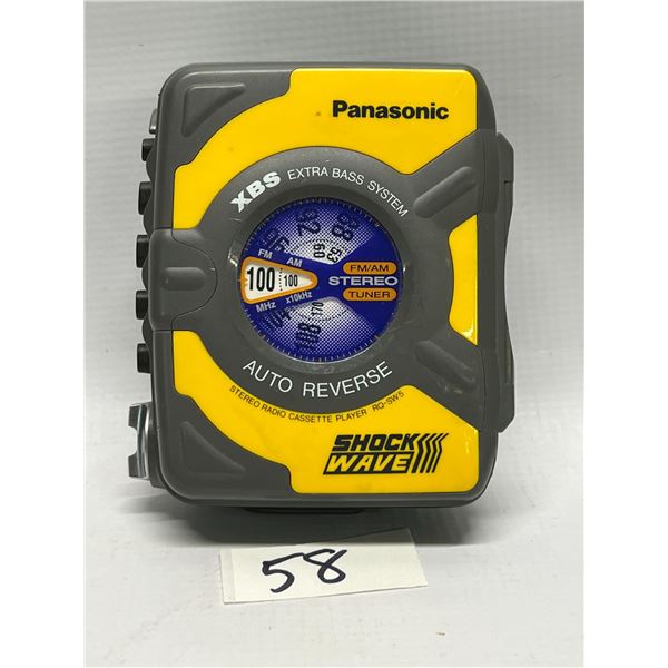 Panasonic Shockwave Portable Radio/Cassette Player RQ-SW5