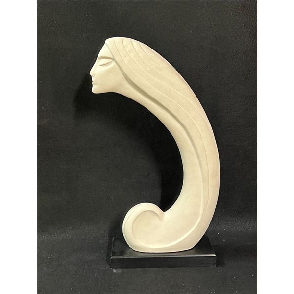 Vintage 80s Fisher Deco Austin Productions Sculpture Large Appr: 22"T 10.25"W