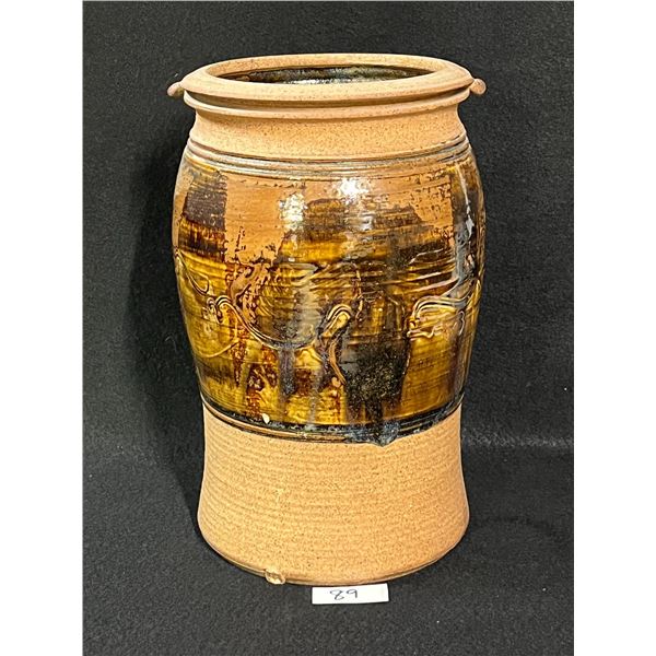 Large Ceramic Vessel Approx: 14.25"T 9"W