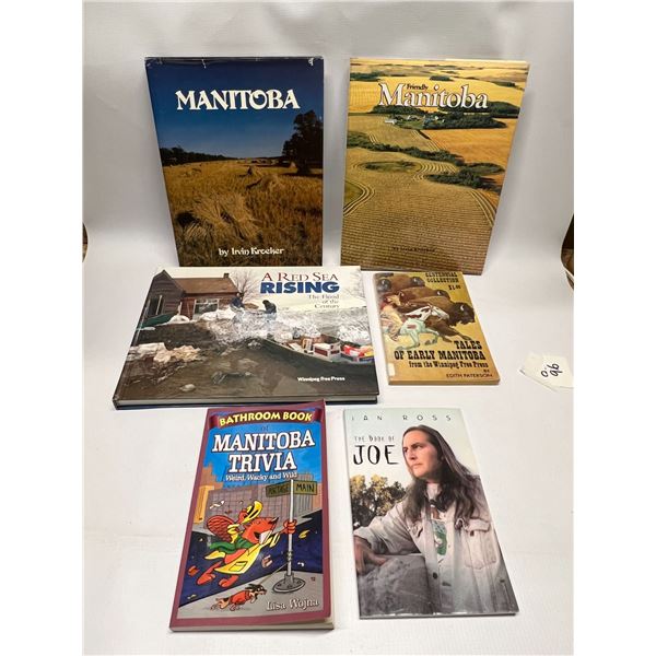 6 Manitoba Related Books - Local Interest