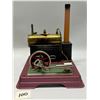 Image 2 : Vintage Fleischmann Model Toy Steam Engine 120/1 W. Germany Approx: 7x6" 7"T