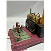 Image 3 : Vintage Fleischmann Model Toy Steam Engine 120/1 W. Germany Approx: 7x6" 7"T