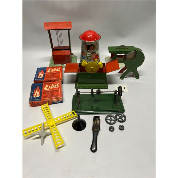 Vintage Fleischmann Model Toy Steam Engine Accessories attachments W. Germany