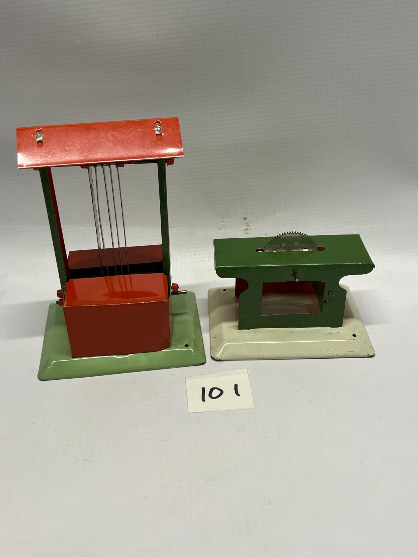 Vintage Fleischmann Model Toy Steam Engine Accessories attachments W