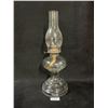 Image 1 : Vintage Embossed Glass Oil Lamp Approx: 18"T 6"w