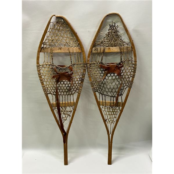Vintage Snowshoes - Damaged (see pics) Approx: 43x13.5"