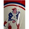 Image 3 : Vintage Metal New England Patriots Trash Garbage Can Approx: 19.25x10.25"