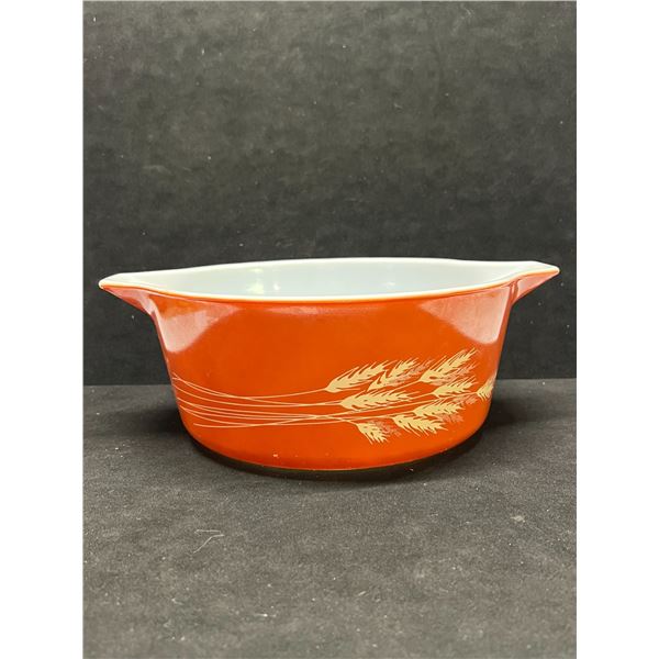 Vintage Pyrex Wheat Pattern 475-B Casserole 2.5L no lid