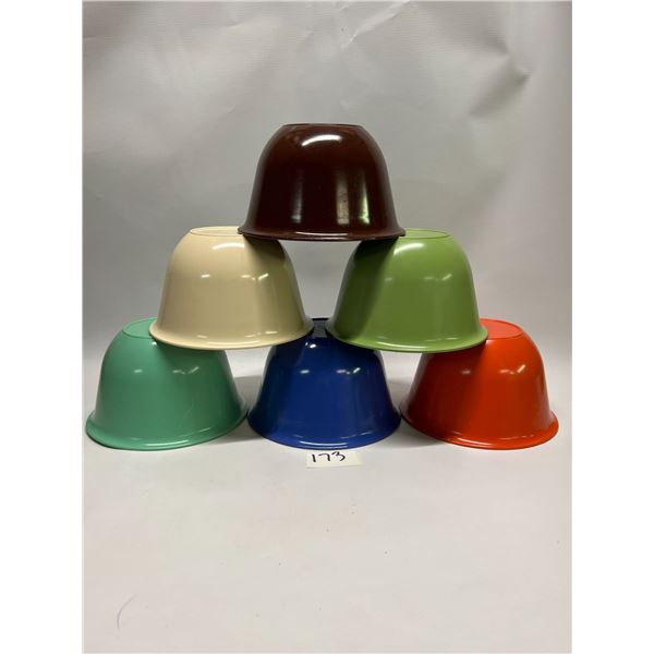 6 Duraware Melmac Nesting Snack Bowls Melamine Canada App: 6.25"W 3.75"T