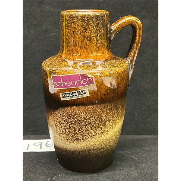 Vintage West German Scheurich Ceramic Vase Small Approx: 5.25"T 3"W