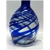 Image 2 : Hand Blown Art Glass Decanter Barware Approx: 11.5"T 4.5"W