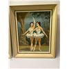 Image 3 : 2 Oil on Board Dancers Paint by Number? Approx 20x24"