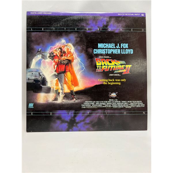 Back To The Future II Letterboxed Edition Laserdisc