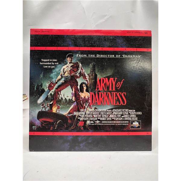 ARMY OF DARKNESS Letterboxed Edition Laserdisc