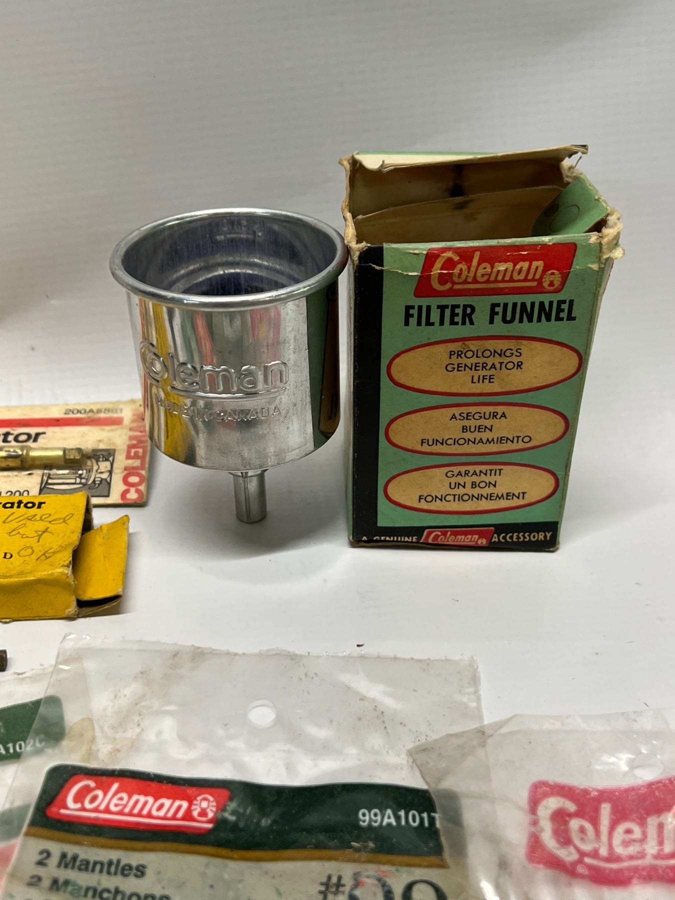 Coleman Lantern Filter Funnel Generators & Mantles