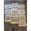 Image 1 : Egyptian Papyrus Paintings x10 (Art - Unframed) Average 17"w x 25"h