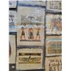 Image 2 : Egyptian Papyrus Paintings x10 (Art - Unframed) Average 17"w x 25"h