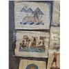 Image 3 : Egyptian Papyrus Paintings x10 (Art - Unframed) Average 17"w x 25"h