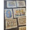 Image 2 : Egyptian Papyrus Paintings x10 (Art - Unframed) Average 17"w x 25"h