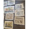 Image 3 : Egyptian Papyrus Paintings x10 (Art - Unframed) Average 17"w x 25"h