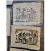Image 4 : Egyptian Papyrus Paintings x10 (Art - Unframed) Average 17"w x 25"h