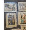 Image 5 : Egyptian Papyrus Paintings x10 (Art - Unframed) Average 17"w x 25"h