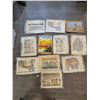 Image 1 : Egyptian Papyrus Paintings x11 (Art - Unframed) Average 17"w x 25"h