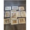 Image 2 : Egyptian Papyrus Paintings x10 (Art - Unframed) Average 17"w x 25"h