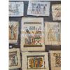 Image 5 : Egyptian Papyrus Paintings x10 (Art - Unframed) Average 17"w x 25"h