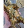 Image 5 : Vintage Large & Medium Korean Brass Elephant Sculptures 24 1/2" x 20 1/2" x 15" (Largest)