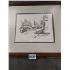 Image 2 : Three Framed Prints of England Streets by Tom Tinkler - 15 1/2"w x 13 1/2"h