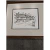 Image 3 : Three Framed Prints of England Streets by Tom Tinkler - 15 1/2"w x 13 1/2"h
