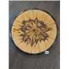 Image 1 : Kindle Collection Wooden Wall Art 21 1/2" in Diameter