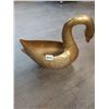 Image 3 : Vintage Brass Swan Planters (Made in Korea) x2 16"w x 7"d x 15"h
