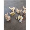Image 2 : Seashell Napoleon Porcelain Flower - Sarah's Angel by Belly Singer - Bird Figurines