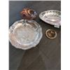 Image 4 : Assorted Bowls/Plates Including 25th Anniversary Silver Plated Bowl - Coaster from Hawaii