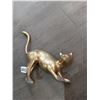 Image 9 : Vintage Brass Collectibles - Dog 15"h x 17"w - Horse 9"h x 11"w - Cat 12"h x 12"w - Camel 5"w 4.5"h