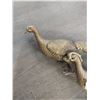 Image 3 : Vintage Brass Pheasant Figurines (Male & Female) 16"l x 8 1/2"h (Female Doesn't Stand)