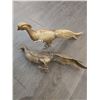 Image 4 : Vintage Brass Pheasant Figurines (Male & Female) 16"l x 8 1/2"h (Female Doesn't Stand)