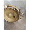 Image 5 : Wind-up Rocking & Musical Brass Ship 12"h x 12"l with Brass Ships Wheel