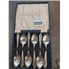 Image 5 : Collection of Souvenir Spoons with Metal Case (6 Teaspoons Bateman Jewellers)
