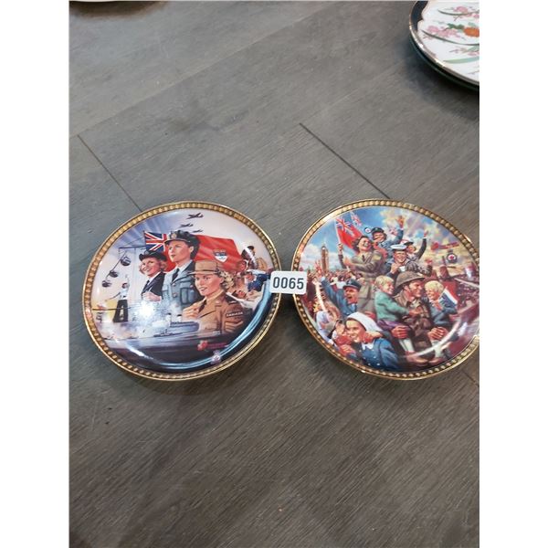 Bradex "With Glowing Hearts" #779A & "Glorious And Free" #2052A Canada Remembers Limited Edition 9"