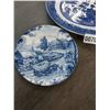 Image 2 : Porcelain Platter "Willow" JHW & Sons - Ridgway Ironstone "Meadowsweet" & "Hayride"