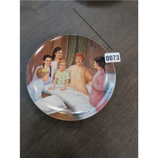 Sound of Music by T. Crnkovich "My Favorite Things" Porcelain Plate #580E - 8 1/2" in DIameter