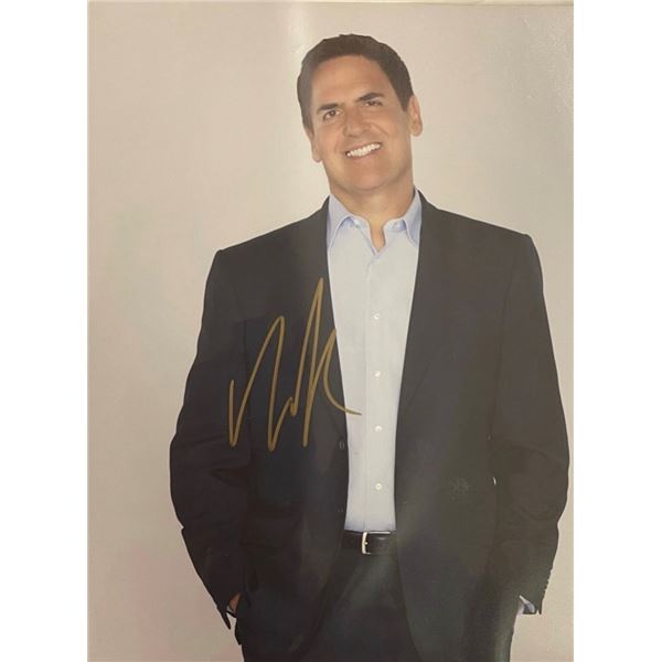 Shark Tank's Mark Cuban Signed Photograph