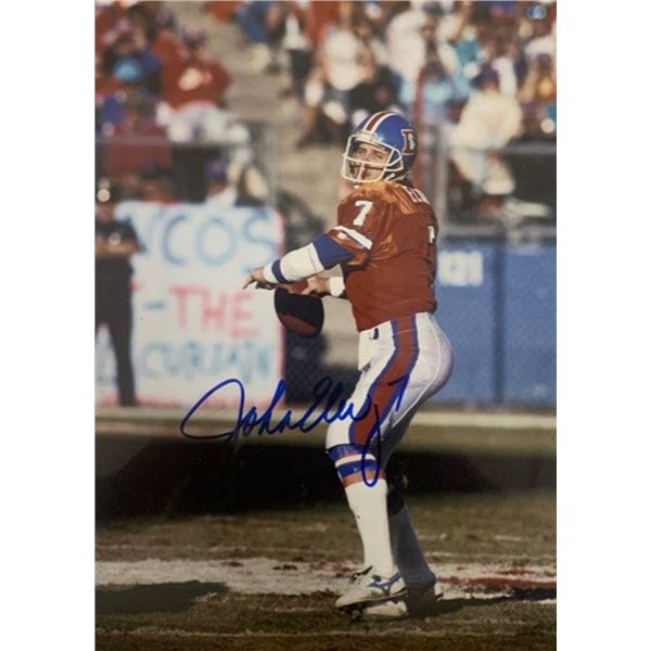 John Elway Signed Photograph